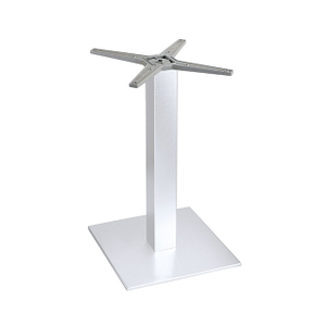 easy installation silver metal frame stainless table base